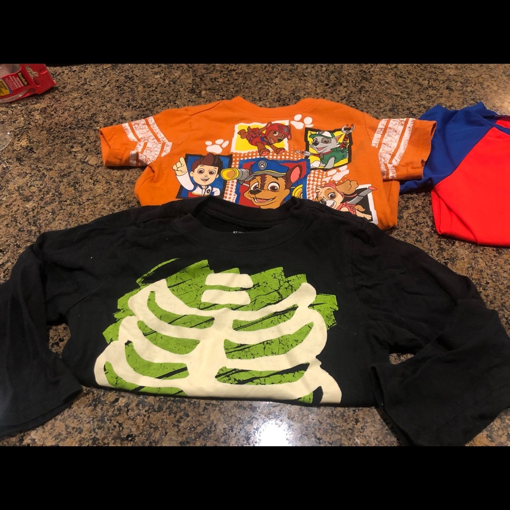4t boys shirt lot